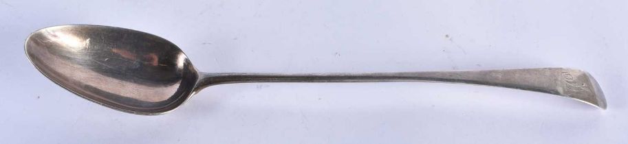 A Georgian Silver Serving Spoon by Peter & Ann Bateman. Hallmarked London 1793. 30cm x 5 cm,