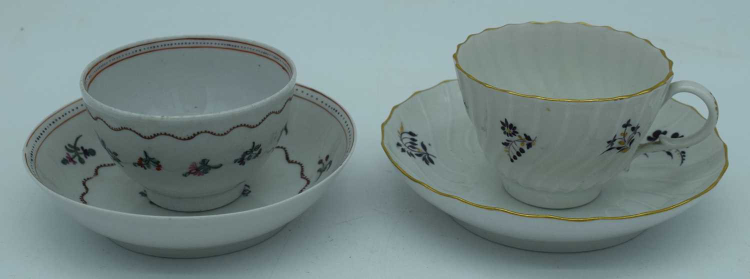 A collection of Ceramics , 18th Century Worcester teacup, New Hall tea bowl together with other - Image 7 of 14