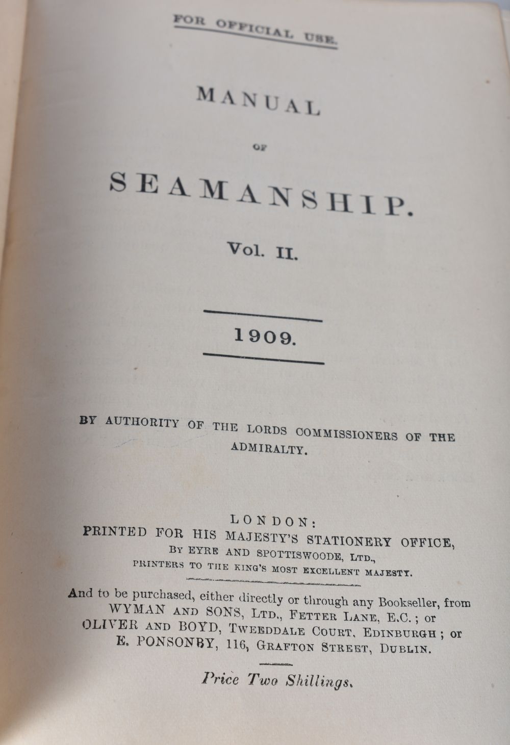 A collection of Naval books , The Kings regulations and Admiralty instructions 1913 & 1914 - Image 12 of 16