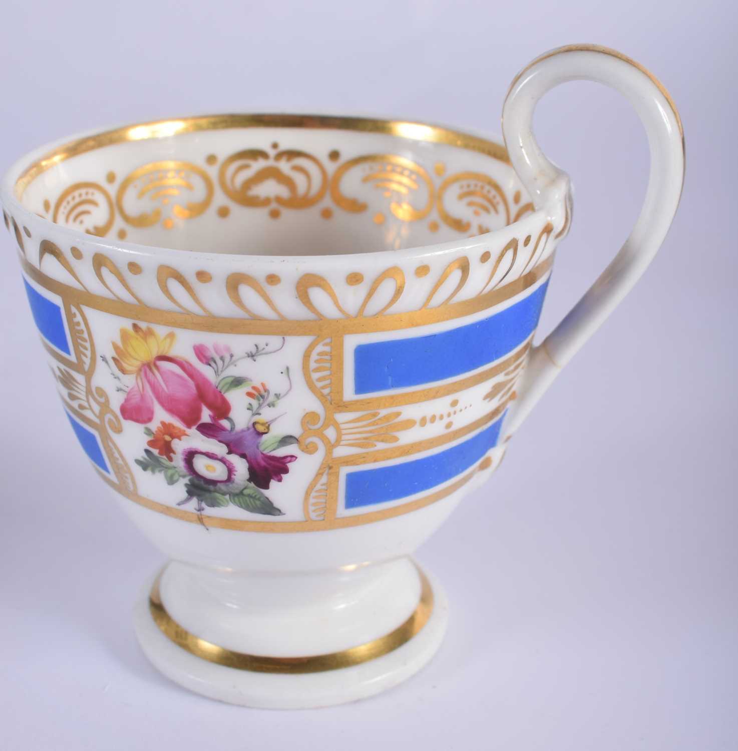 A Mid 19th Century English Tea Service comprising - 7 tea cups, 8 coffee cups, 16 saucers, tea - Image 42 of 91