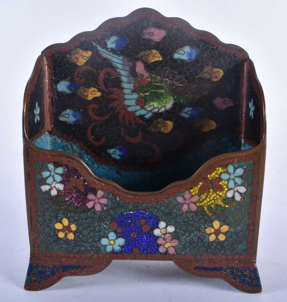 ASSORTED CHINESE REPUBLICAN PERIOD CLOISONNE ENAMEL WARES etc. (qty) - Image 6 of 8