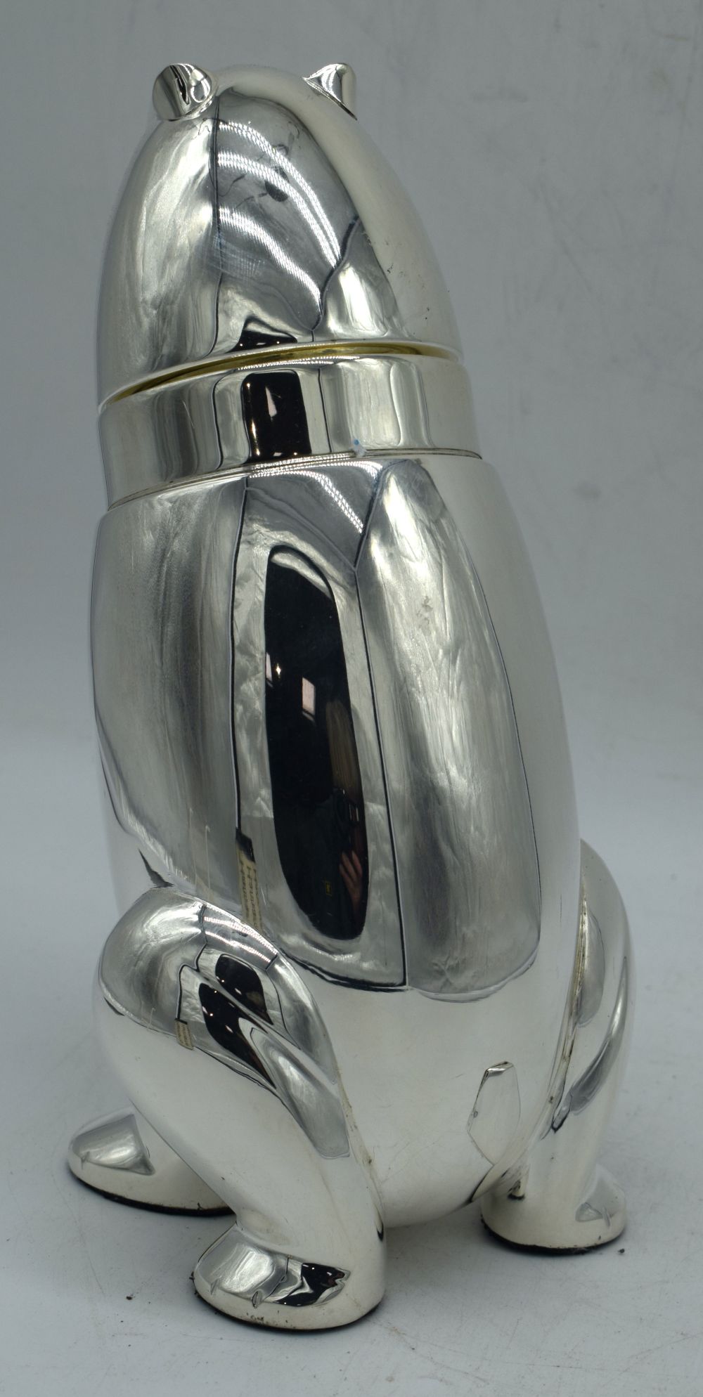 A silver plated Polar bear cocktail shaker 26cm. - Image 7 of 8