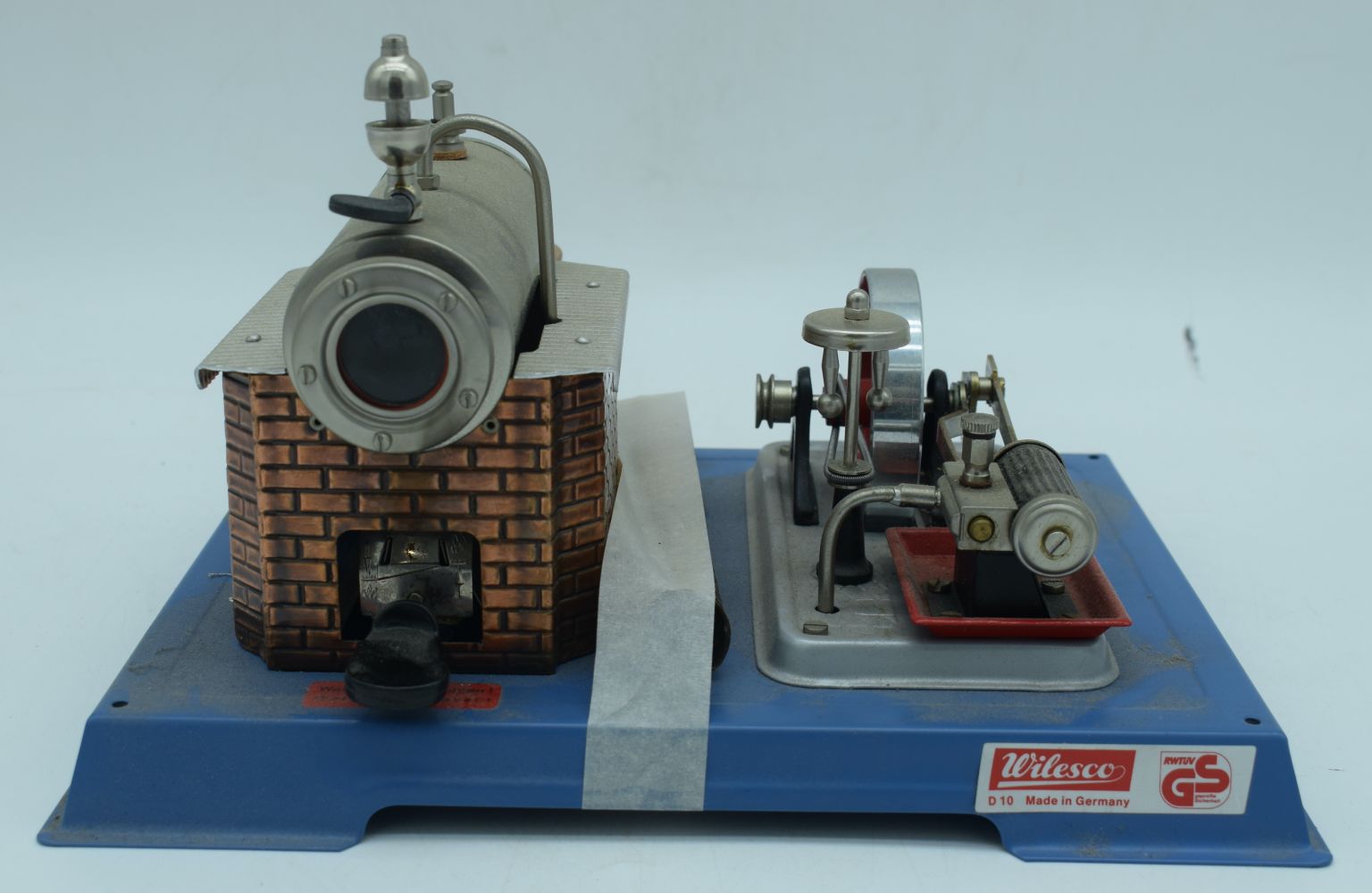 A German Wilesco D10 model steam engine 15 x 26 x 20 cm. - Image 7 of 10