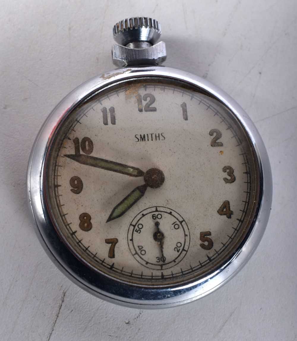 Three Pocket Watches (Smiths - working) (Regus and Westclox - not working). Largest Dial 5.1cm (3) - Image 4 of 7