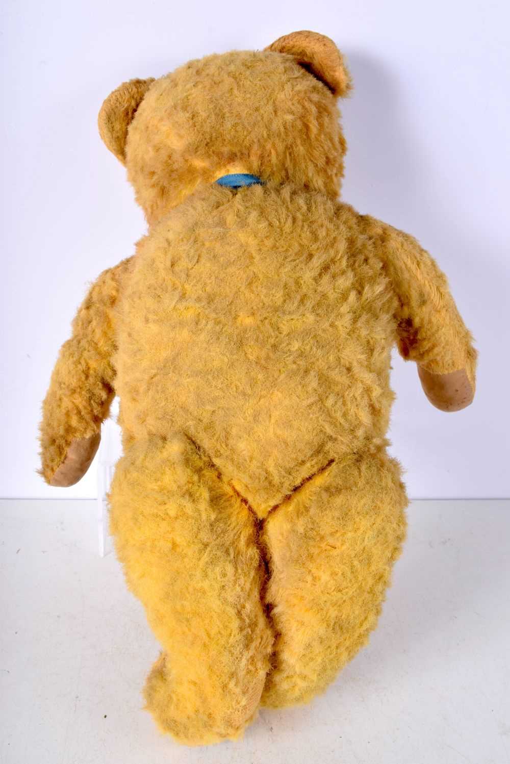 A Vintage straw filled growler Teddy 43 cm. - Image 3 of 4