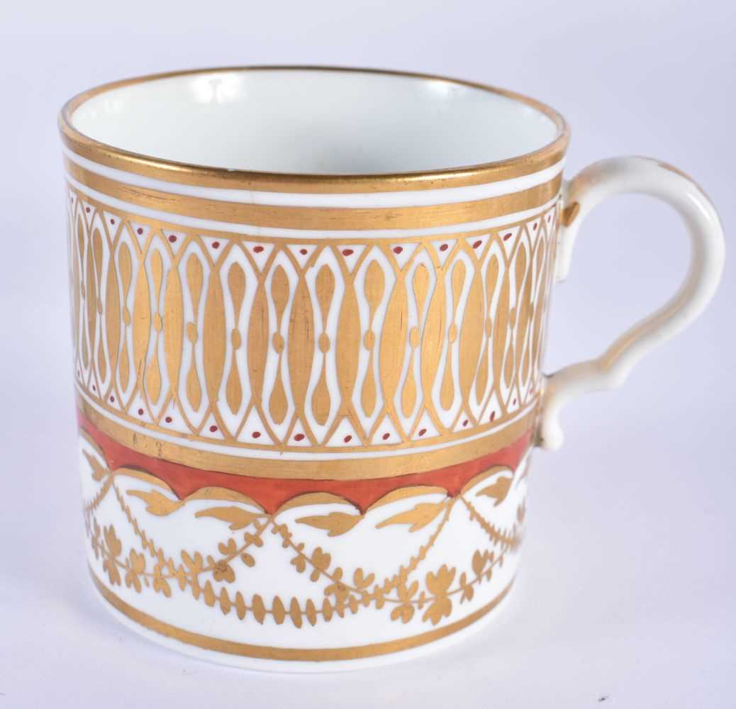 Spode imari teacup and saucer painted in imari style, and four Spode coffee cans and a printed - Image 9 of 11