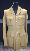 A WW2 British Army No 2 Dress uniform Jacket Royal Artillery manufactured by Threasher & Glenny