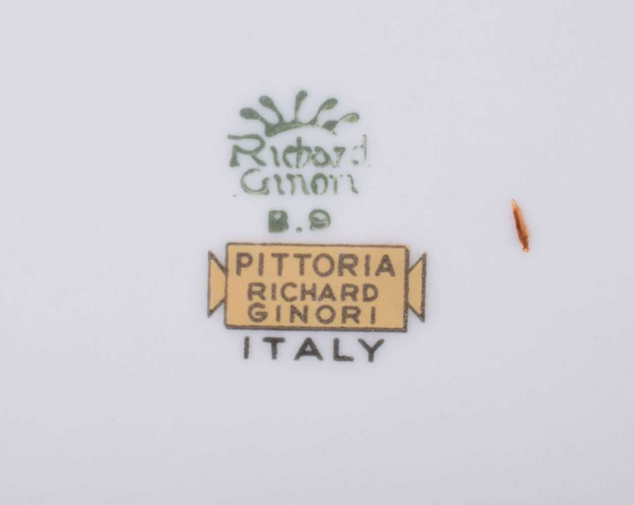 A collection of Italian Richard Ginori Pittoria cabinet plates 21 cm (6) - Image 6 of 10