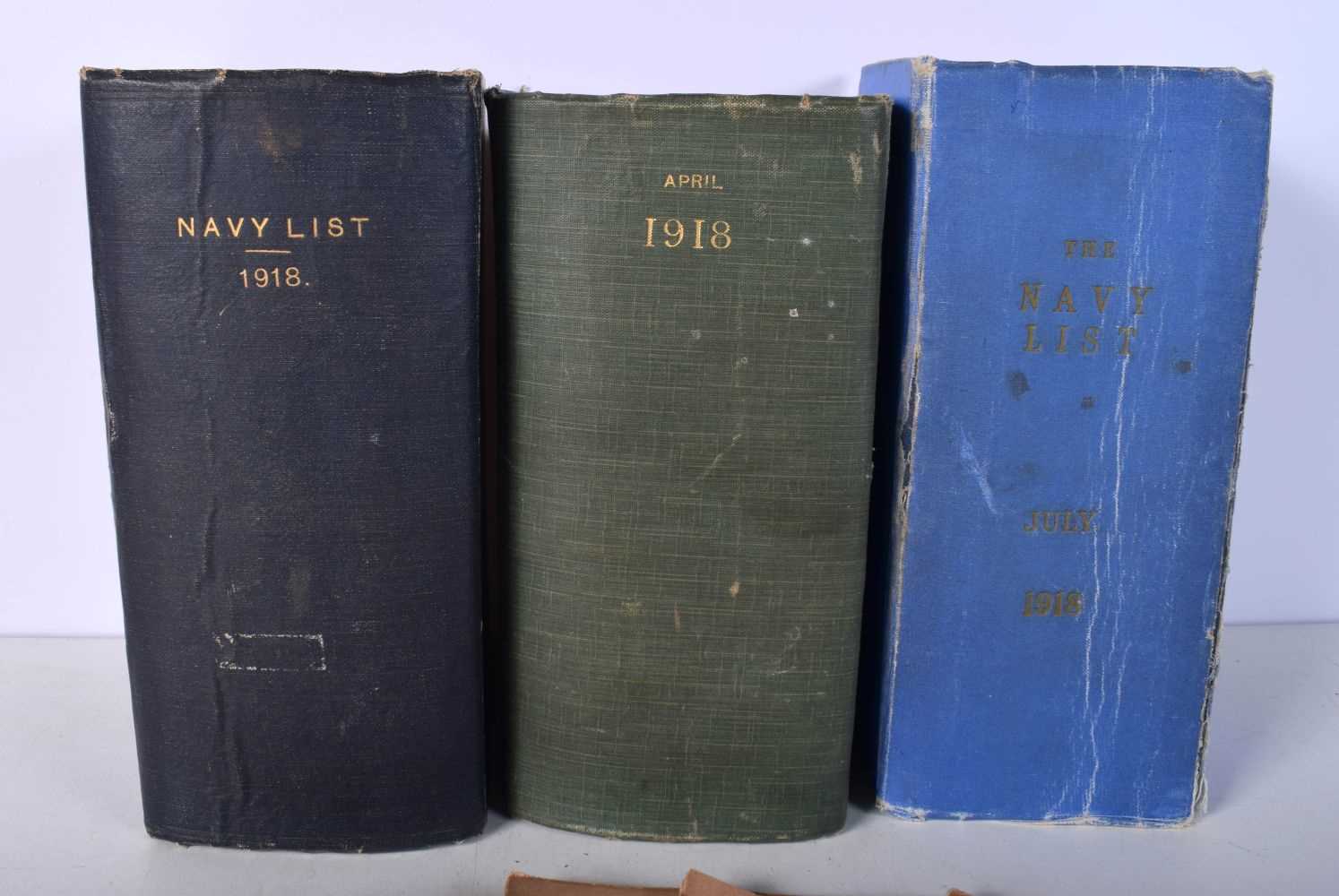 A Collection of Navy List books 1918 together with a supplement (4) - Image 3 of 4