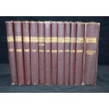 James Sowerby's Books on English Botany, 19th Century with handwritten Indexes , 12 volumes with