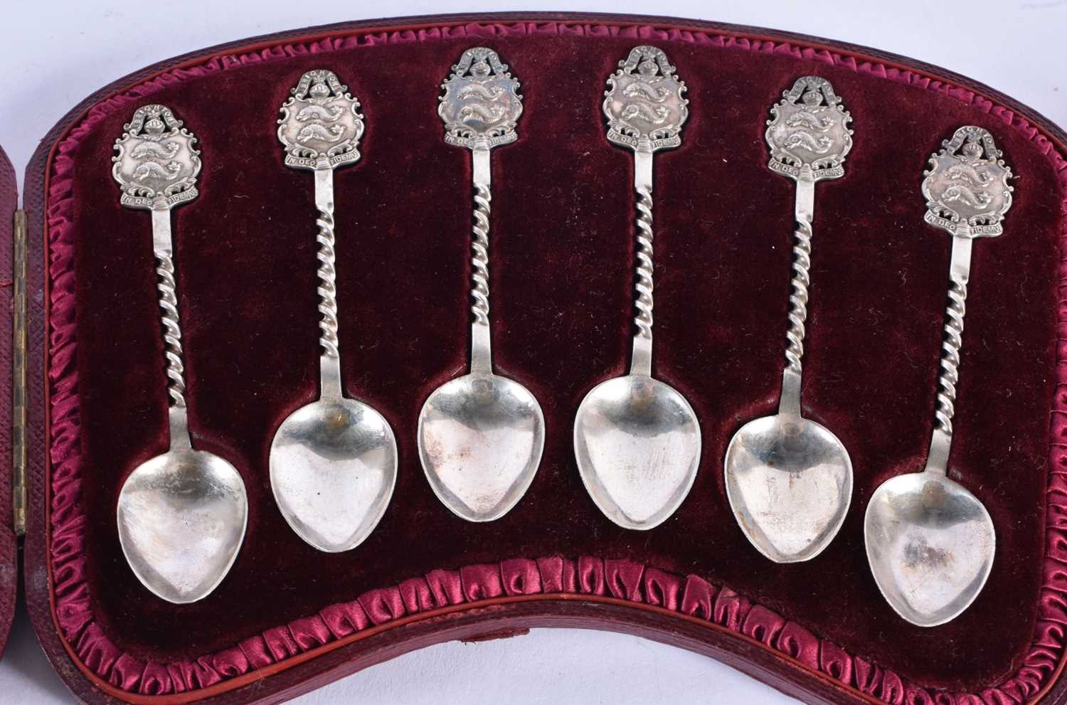 SIX VICTORIAN SILVER SPOONS. 81 grams. Chester 1893. 11.5 cm x 2.25cm. (6) - Image 2 of 6