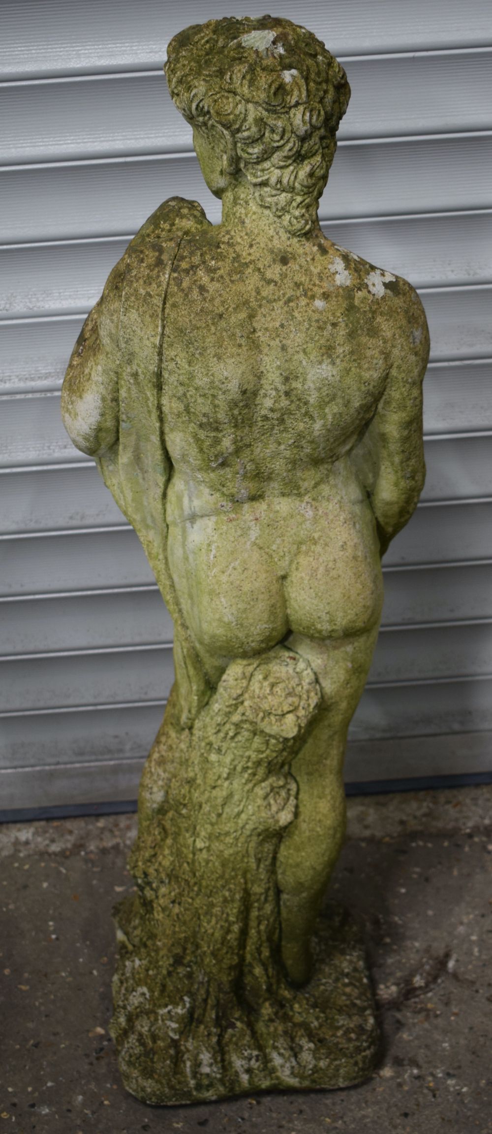 A Composite stone figure of Michelangelo's statue of David 116 x 33 cm - Image 8 of 8