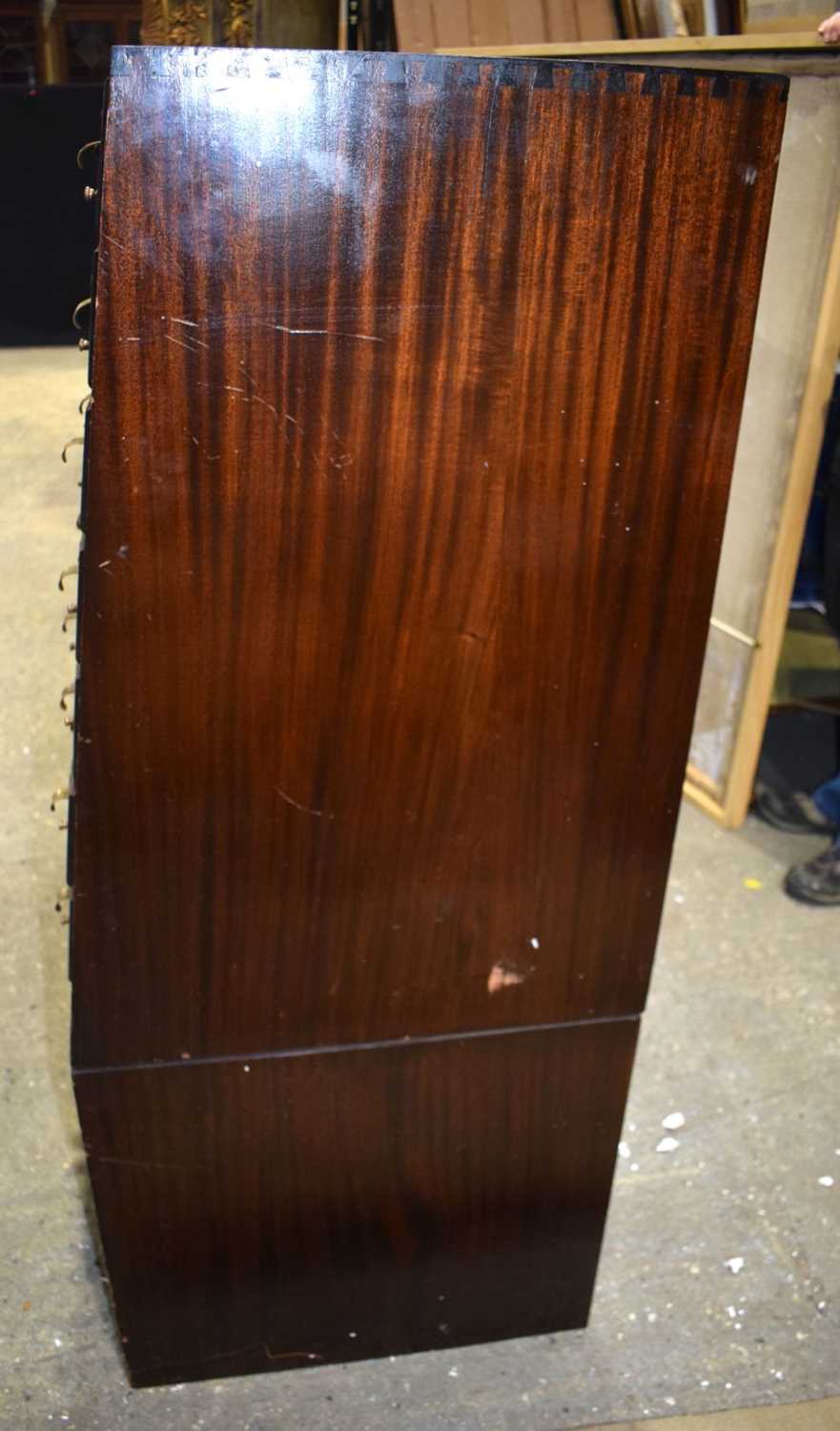 A Libraco Mahogany veneered Haberdashery cabinet 138 x 114 x 57 cm - Image 5 of 20