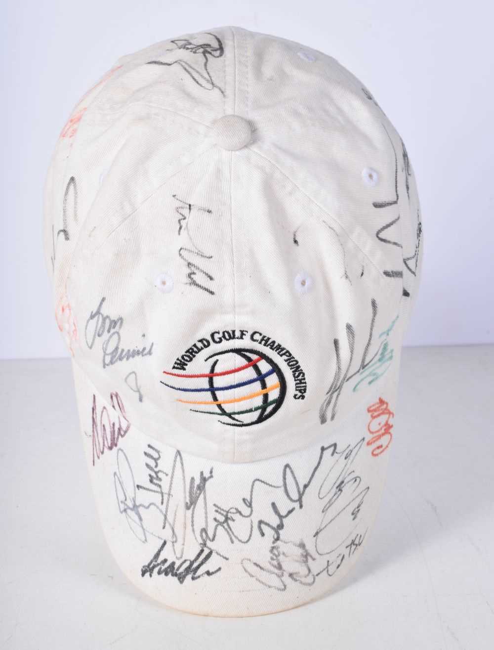 A 2006 World Golf Championship cap bearing several competitors autographs Tiger Woods, V J Singh , - Image 4 of 4