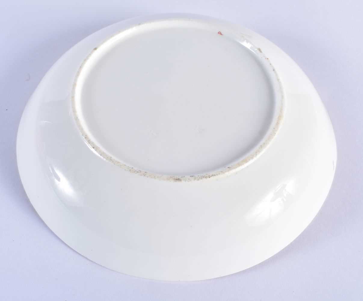 Spode teacup and saucer painted with the “Dollar” pattern and a saucer dish in the same pattern - Image 6 of 9