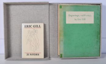 Gill Eric Folio of engravings 1928-1933 by Faber & Faber 1934, 400 copies printed contains 133