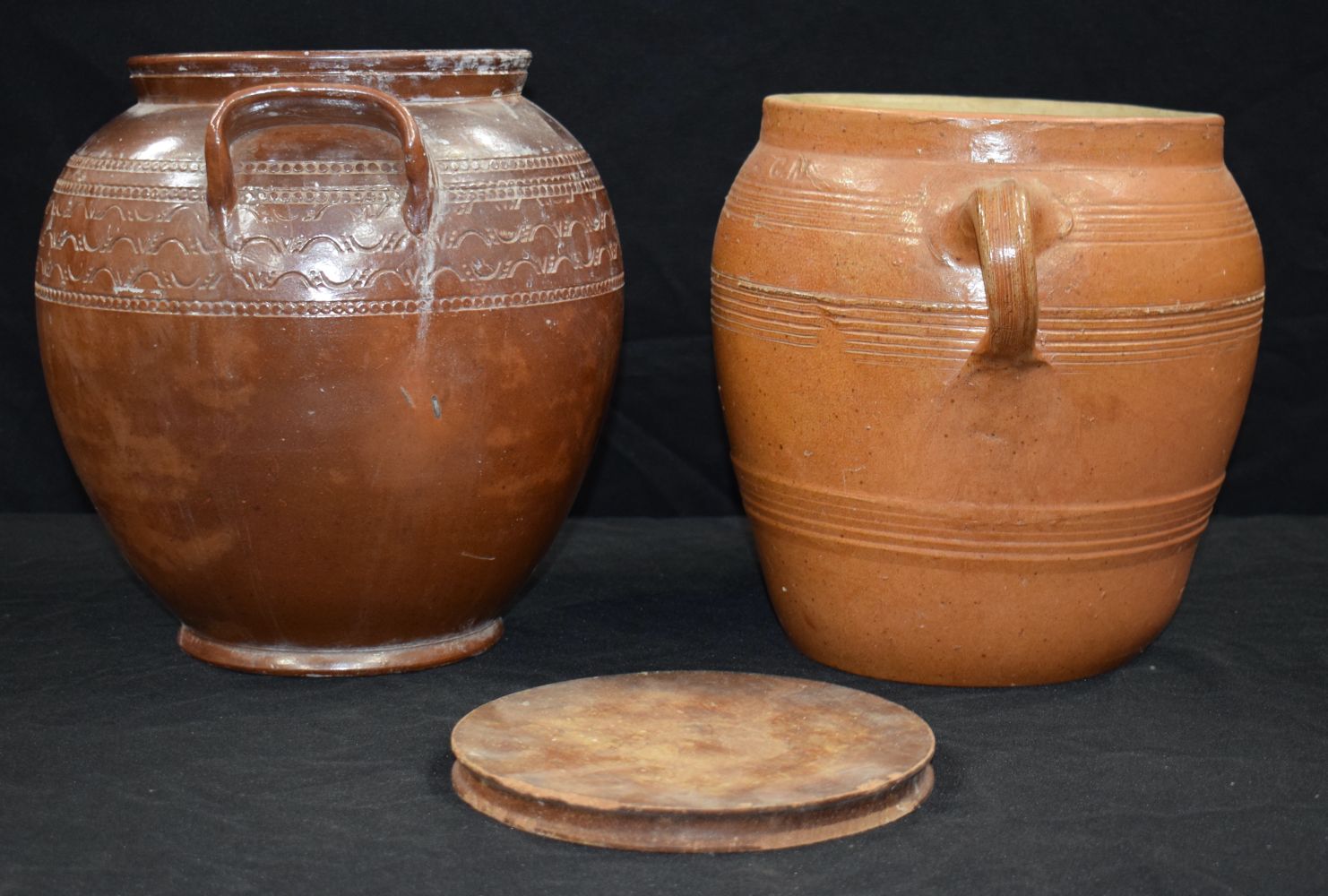 Two large Earthenware Jardinieres largest 30cm (2). - Image 6 of 8
