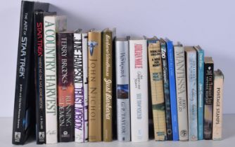 A collection of signed and 4 unsigned fiction and Miscellaneous books Star Trek, John Nichol,