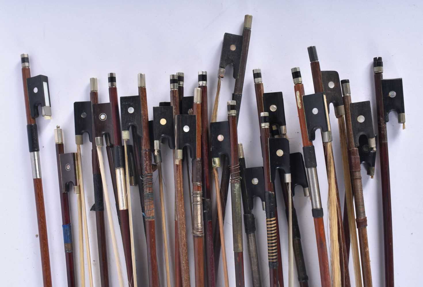 A COLLECTION OF VIOLIN BOWS. (qty) - Image 2 of 5