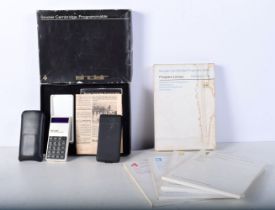 A rare boxed Sinclair Cambridge programmable calculator together with another Sinclair Cambridge