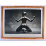 1970 "STRONG NUDE" Photograph Print By Francis Giacobetti.  Frame 64.5cm x 49cm