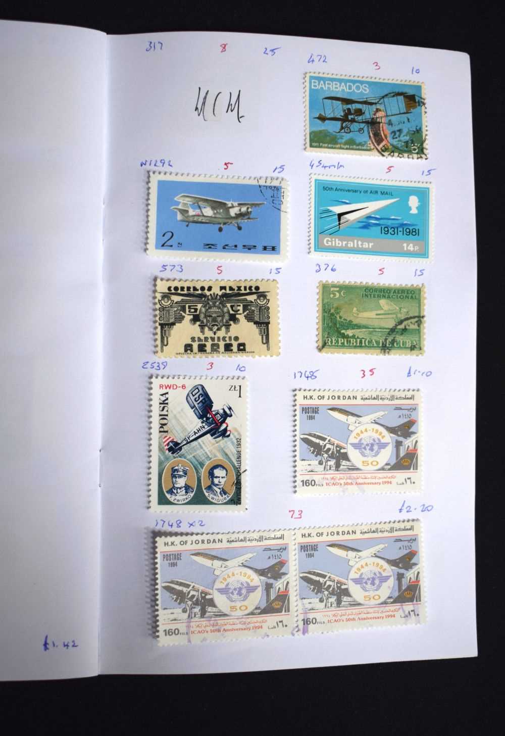 A collection of worldwide stamps Aviation, Germany, Birds , Saudi Arabia Etc (Qty) - Image 2 of 22