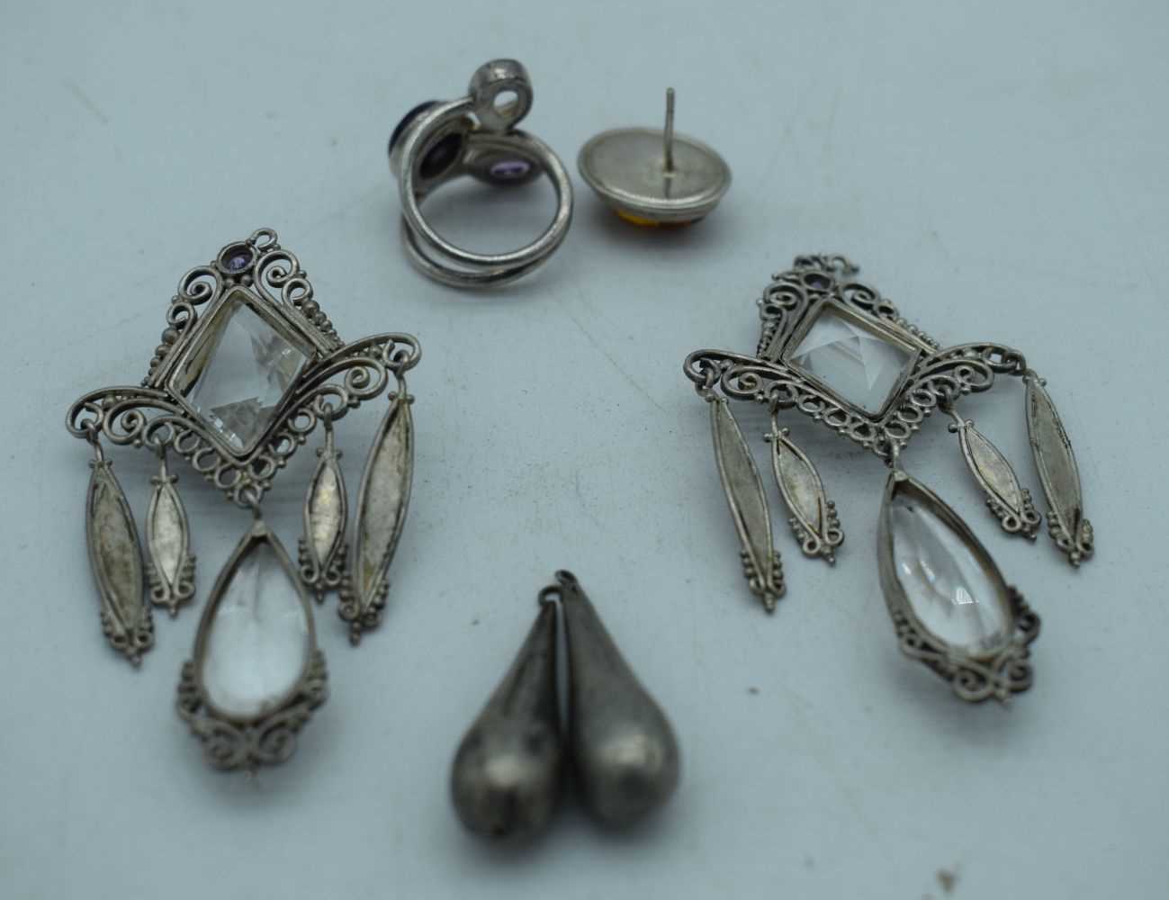 ASSORTED SILVER JEWELLERY. 32 grams. (qty) - Image 2 of 3