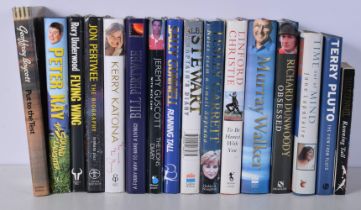 A collection of 10 signed and 6 unsigned autobiographies , Richard Dunworthy, Peter Kay, Murray