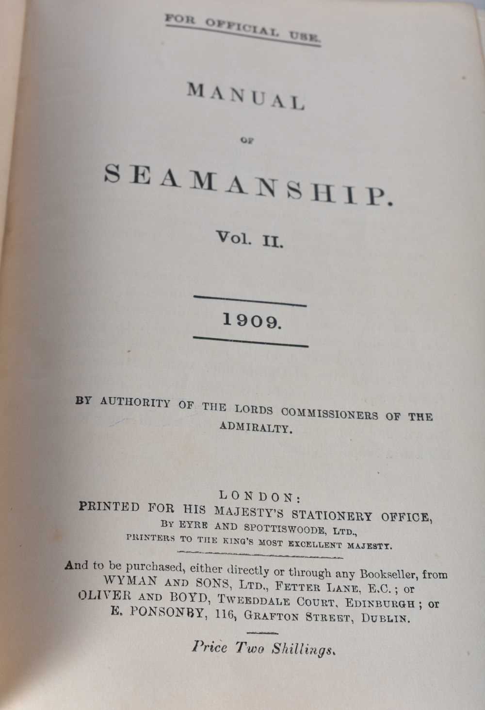 A collection of Naval books , The Kings regulations and Admiralty instructions 1913 & 1914 - Image 5 of 16