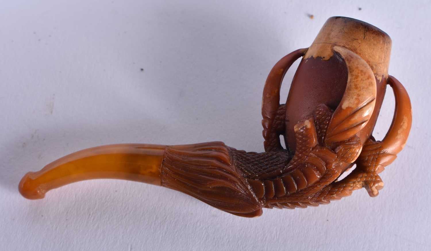 A CASED MEERSCHAUM PIPE. 8.5 cm x 4.5 cm. - Image 3 of 4