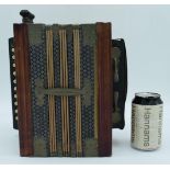 A German Made Accordion 14 x 26 x 26cm