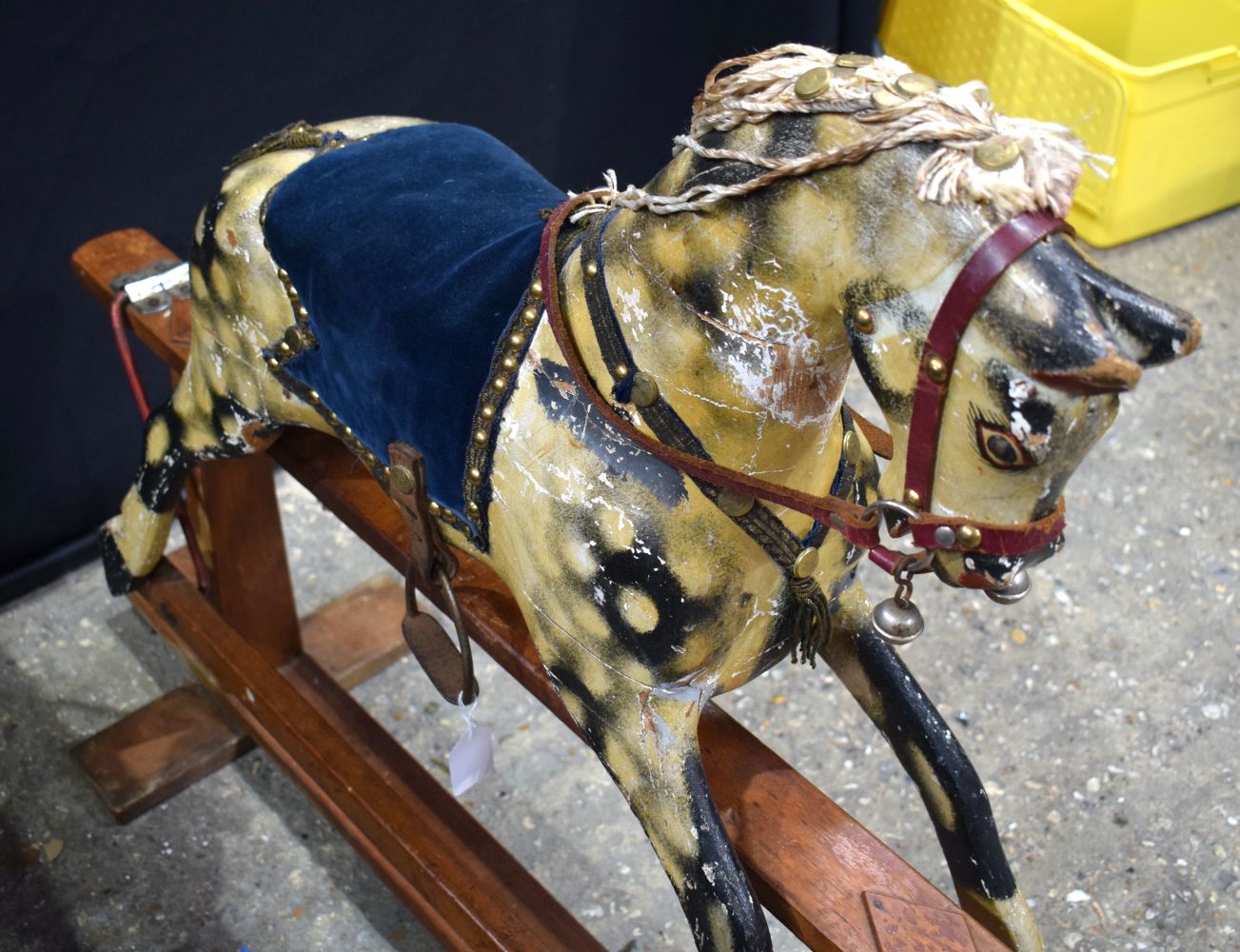 A Vintage wooden rocking horse 82 x 100 cm. - Image 24 of 24