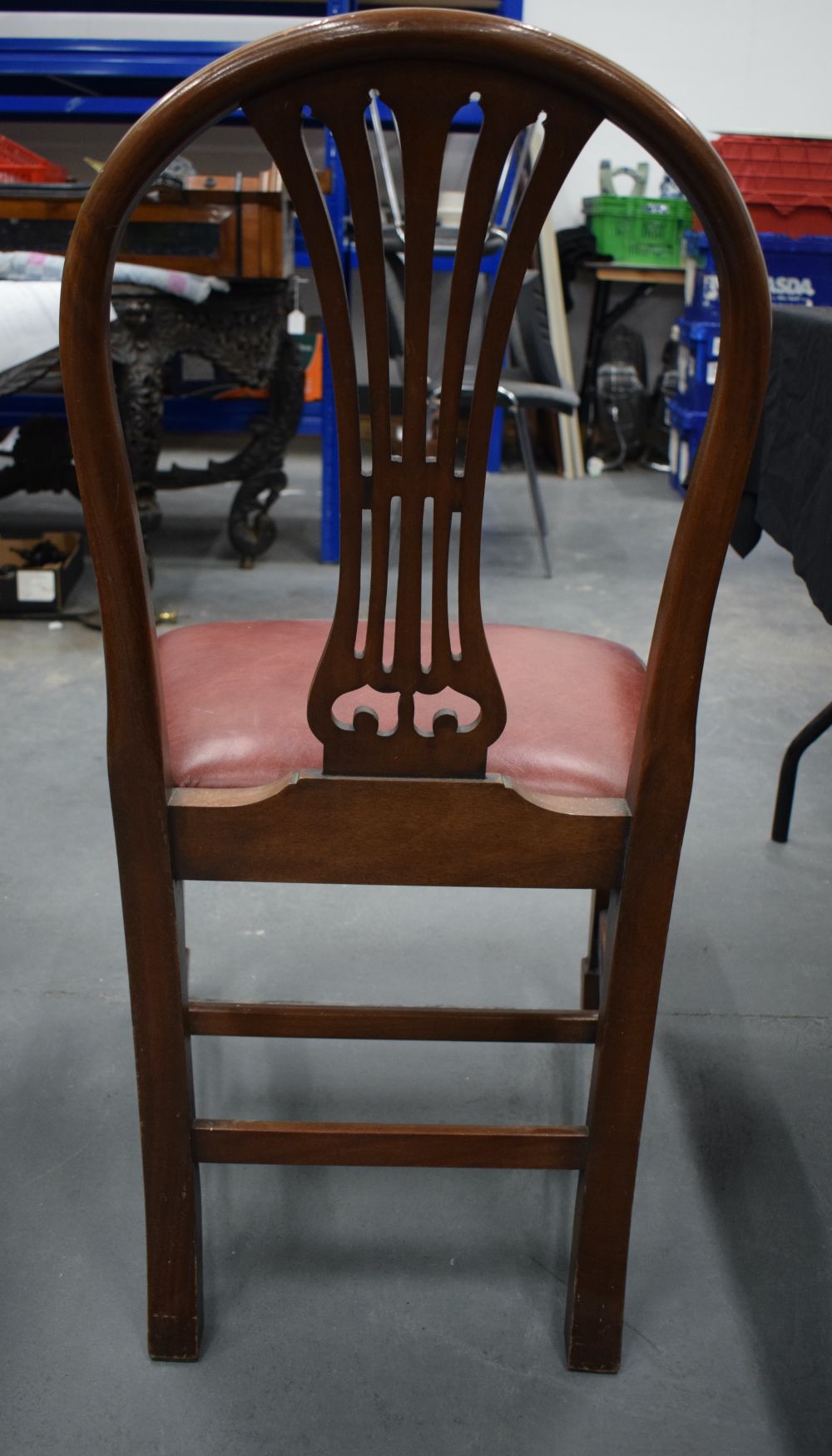 A GOOD HARLEQUIN SET OF SEVENTEEN MAHOGANY GEORGE III STYLE DINING CHAIRS. (17) - Image 13 of 18