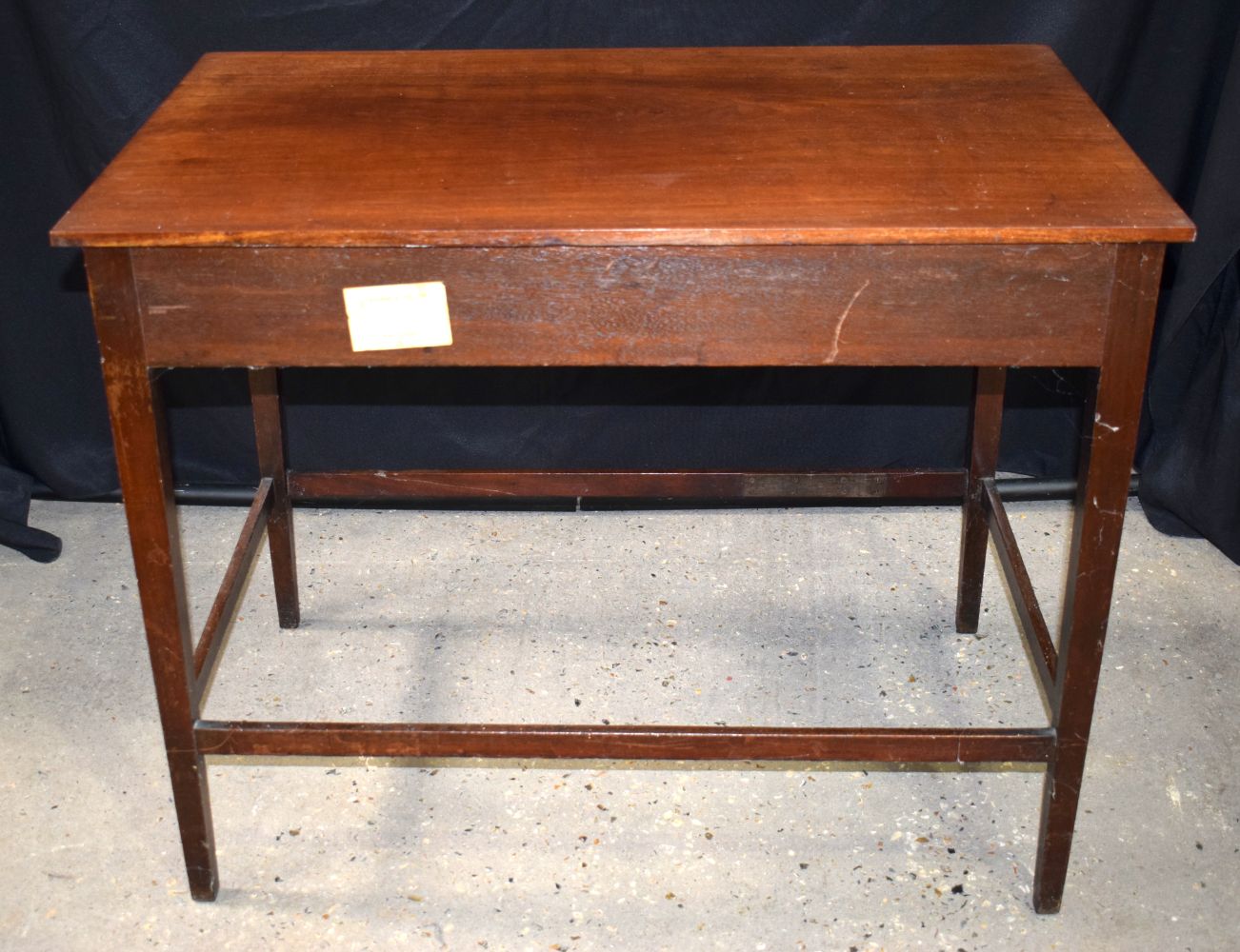 An antique mahogany single drawer Hall table 71 x 94 x 54 cm. - Image 8 of 8