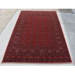 A Turkish Kirman rug 297 x 201 cm