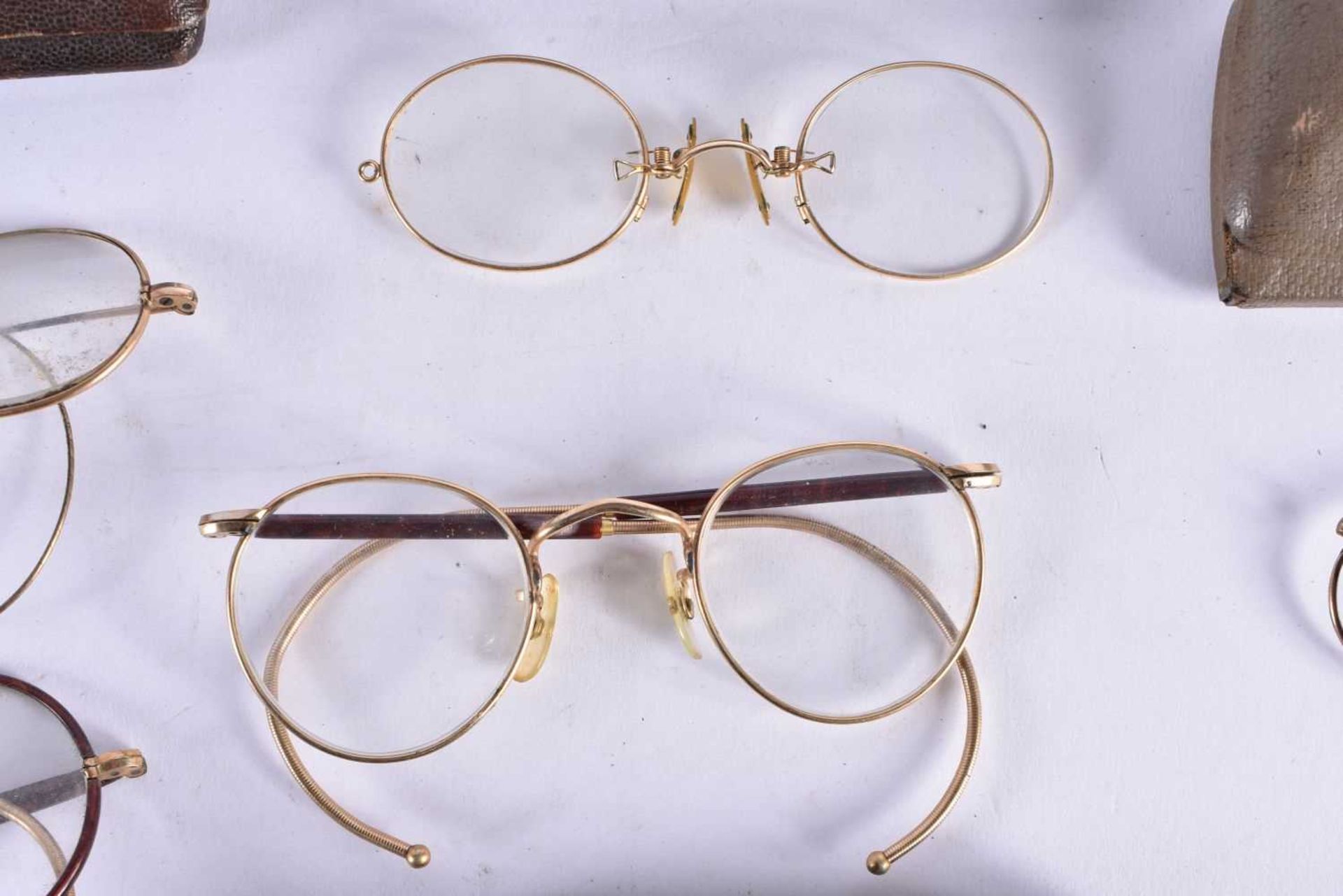 ASSORTED ANTIQUE & VINTAGE SPECTACLES. (qty) - Image 3 of 5