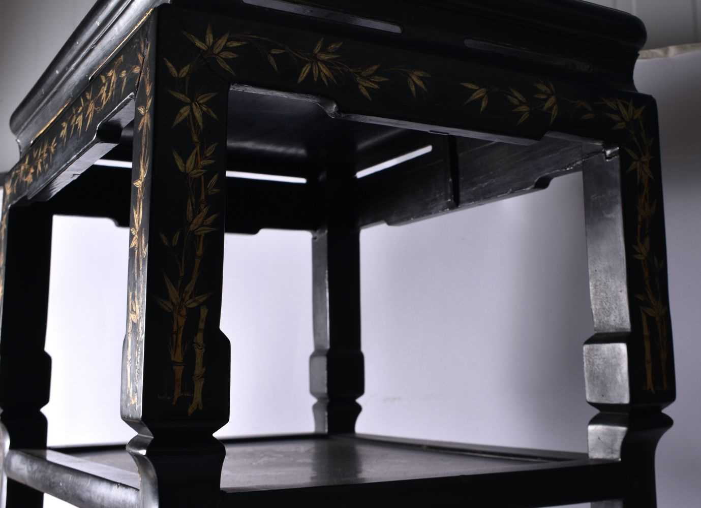 A VERY FINE 18TH/19TH CENTURY JAPANESE EDO PERIOD LACQUERED TABLE CABINET by Tsurushita Chouji, upon - Image 32 of 32