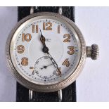 MAPPIN Sterling Silver Borgel Cased Trench Style Wristwatch Hand-wind Working. 4 cm diameter.