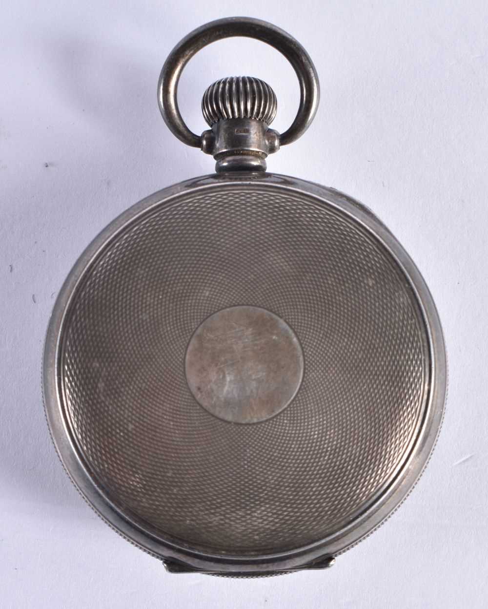 SMITHS Silver Gents Open Face Pocket Watch.  Hallmarked Birmingham 1947.  Movement - Hand-wind. - Image 5 of 5