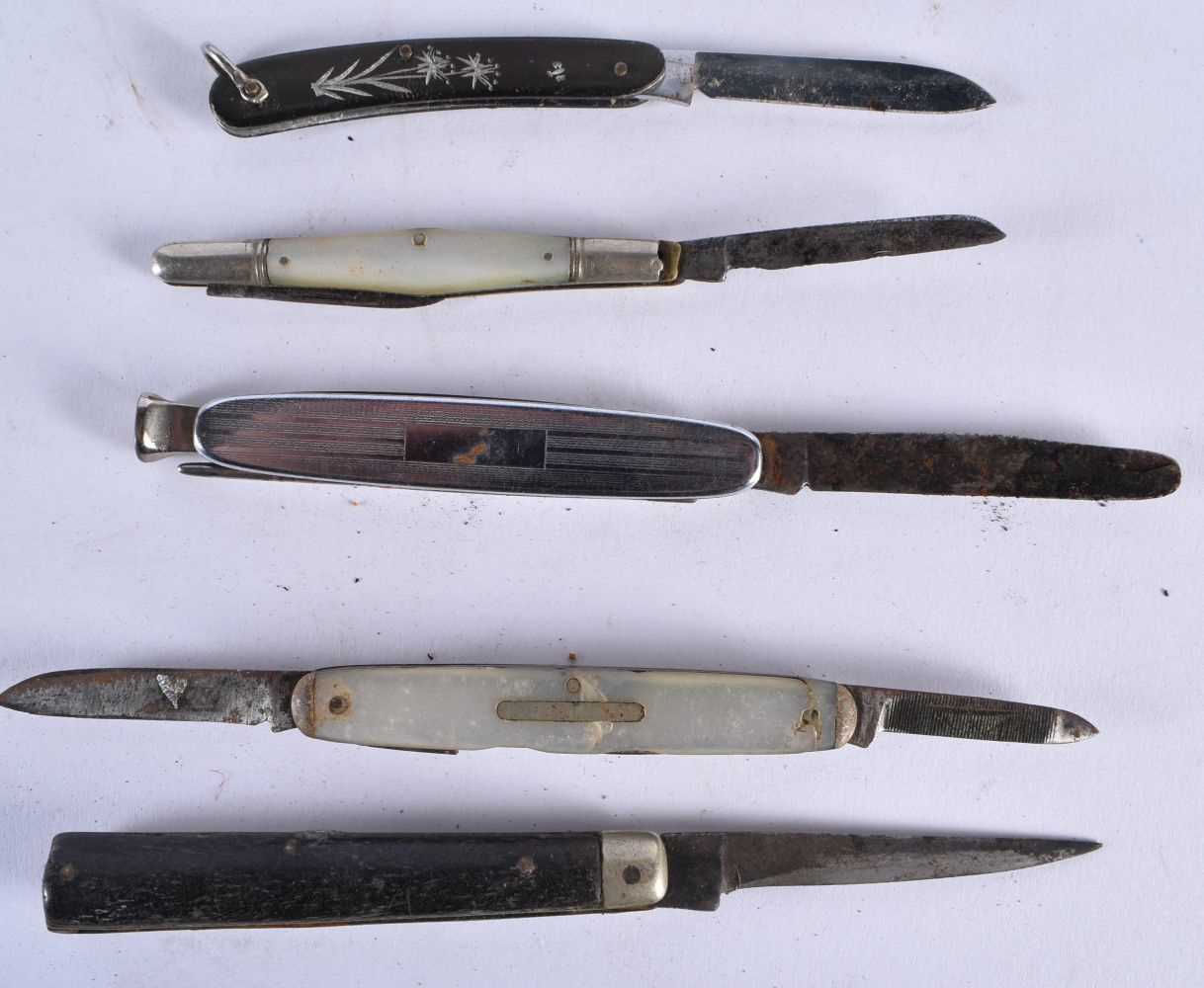 ASSORTED VINTAGE POCKET KNIVES. (qty) - Image 2 of 3