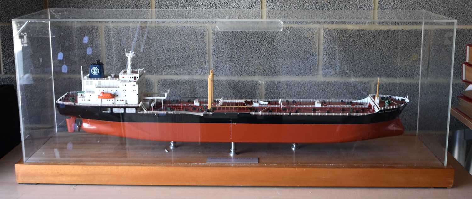 A Large Shipyard Model of the OSCO Iingram Osprey, 135 x 36cm
