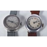 Two STERLING SILVER Women's Vintage WRISTWATCHES.  Stamped 925.  Hand-Wind.  WORKING - Tested For