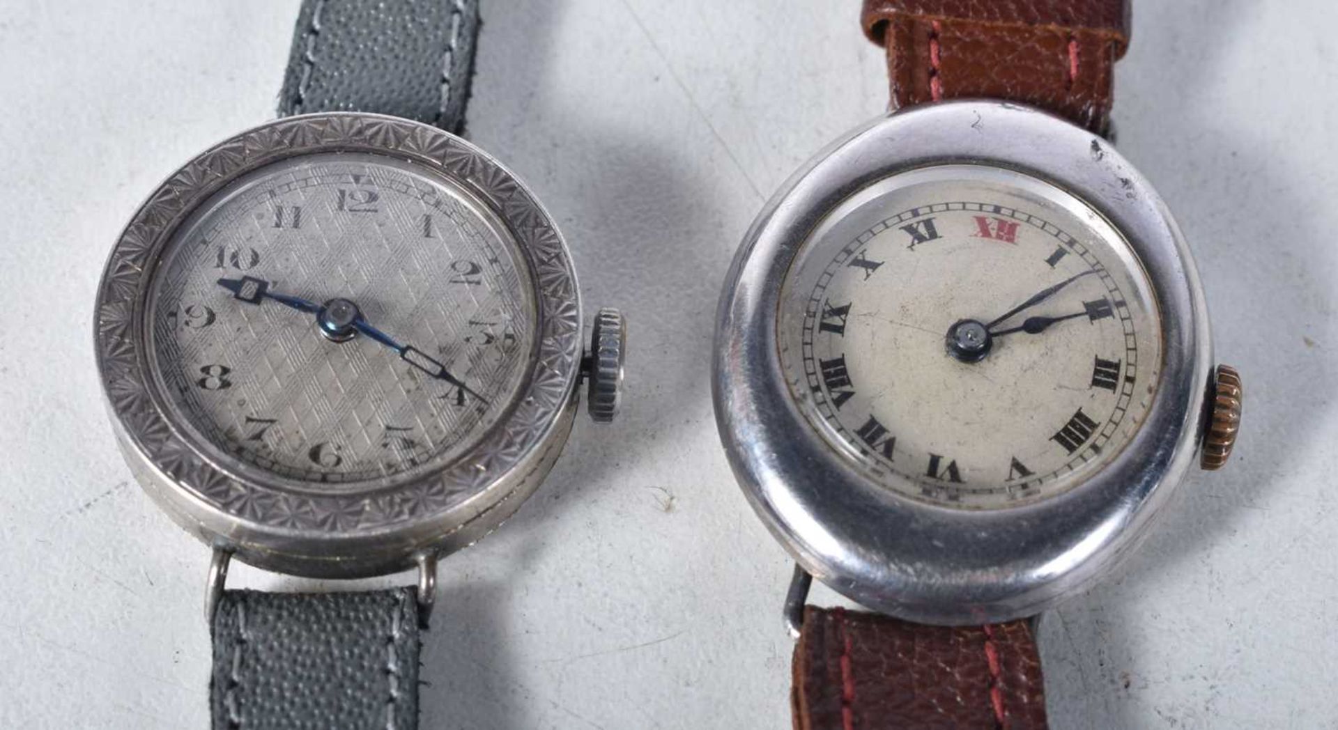 Two STERLING SILVER Women's Vintage WRISTWATCHES.  Stamped 925.  Hand-Wind.  WORKING - Tested For
