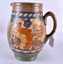 A Charlotte Rhead Byzantine Pattern Jug from Crown Ducal. Signed on base. with impress mark 161.