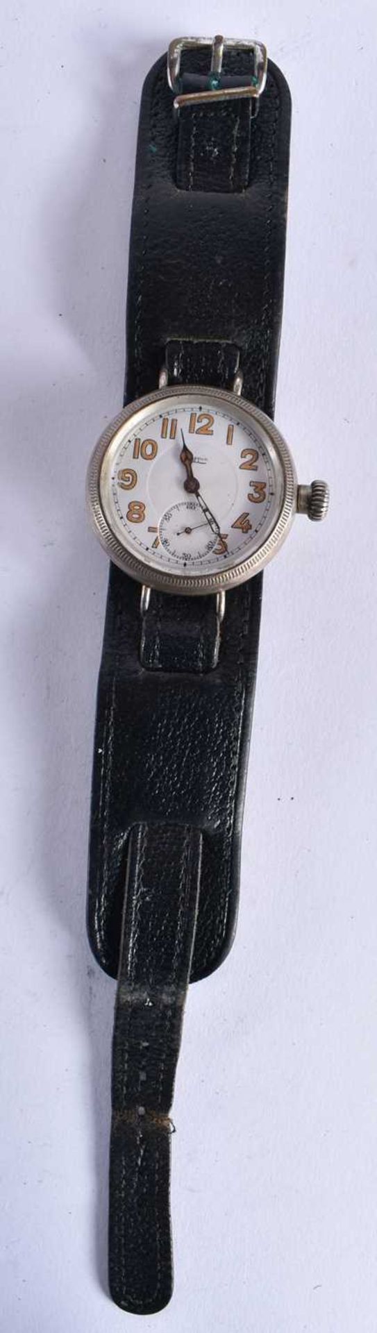 MAPPIN Sterling Silver Borgel Cased Trench Style Wristwatch Hand-wind Working. 4 cm diameter. - Image 2 of 7