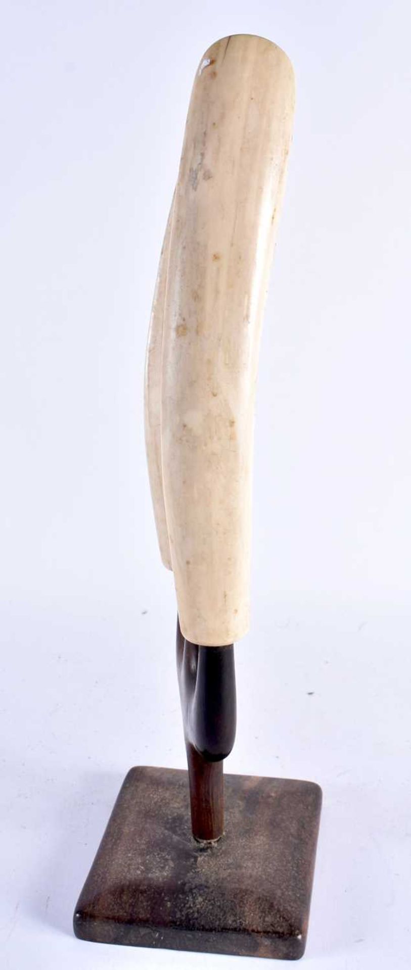 AN EDWARDIAN WORT HOG BONE ROSEWOOD SCULPTURE. 40 cm high. - Image 2 of 4