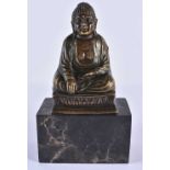 A RARE LATE 19TH/20TH CENTURY AUSTRIAN COLD PAINTED BRONZE EROTIC BUDDHA FIGURE the front opening to