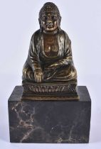 A RARE LATE 19TH/20TH CENTURY AUSTRIAN COLD PAINTED BRONZE EROTIC BUDDHA FIGURE the front opening to