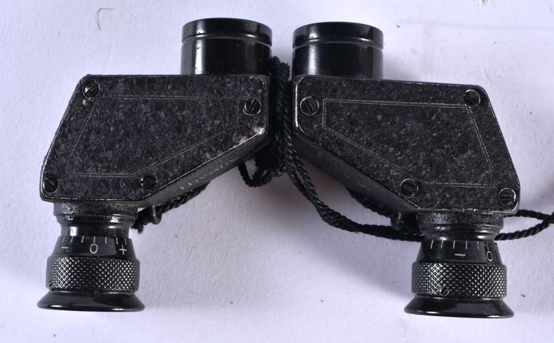 TWO UNUSUAL PAIRS OF ANTIQUE OPERA GLASSES. Largest 8 cm x 6 cm. (2) - Image 2 of 16