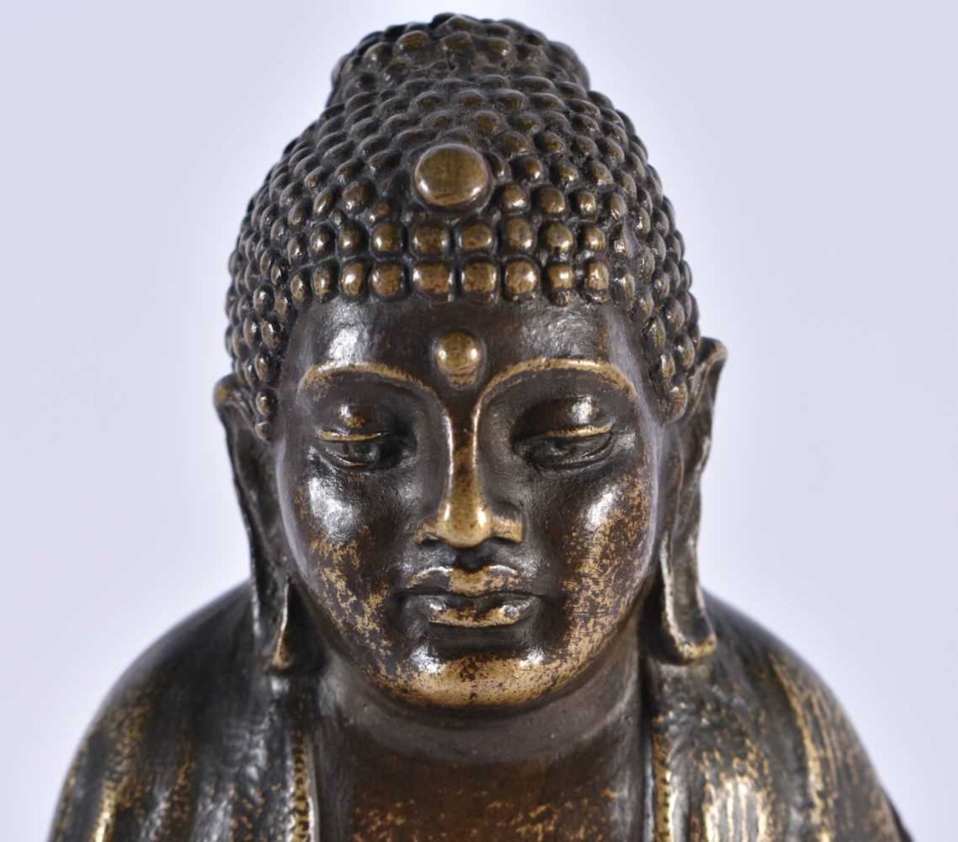 A RARE LATE 19TH/20TH CENTURY AUSTRIAN COLD PAINTED BRONZE EROTIC BUDDHA FIGURE the front opening to - Image 2 of 12